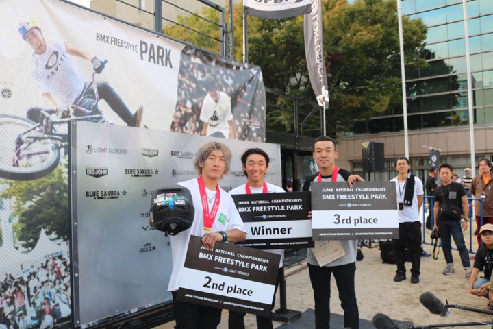 全日本BMXフリースタイルパーク選手権 エリート２位獲得